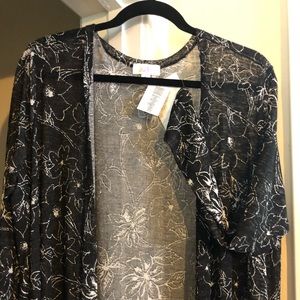 Lularoe Sarah (Duster) B&W collection NWT